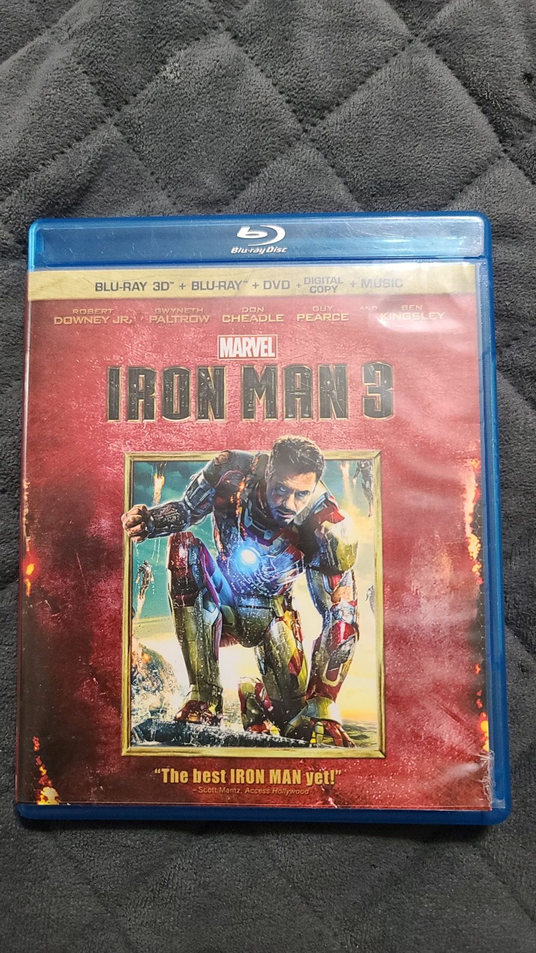 Iron man 3 3D bluray combo