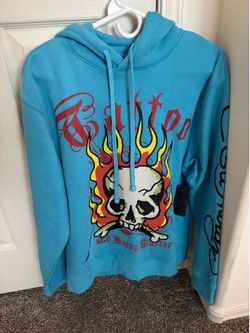 Men blue Ed hardy jacket
