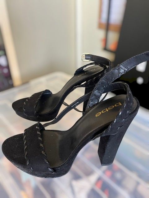 BEBE Black Pump Heels