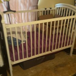 Baby Bed With Mattress 