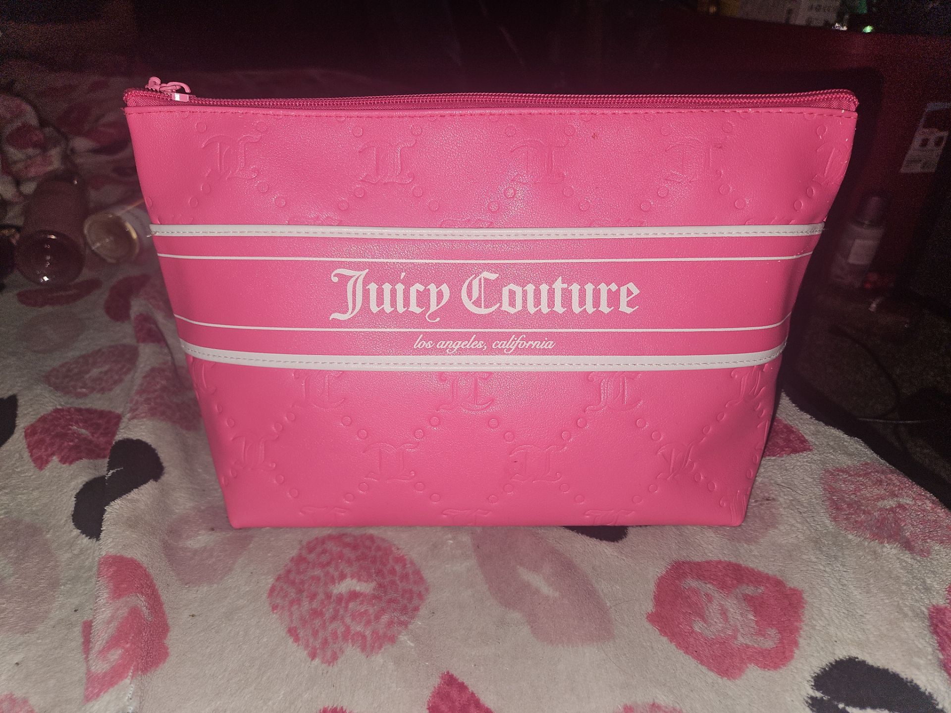 Juicy couture makeup bag