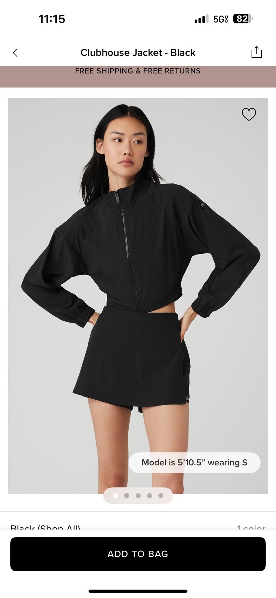 Alo yoga Clubhouse Jacket