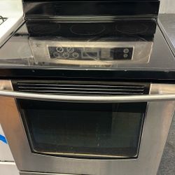 Stainless Steel Lg Glass Top Stove 