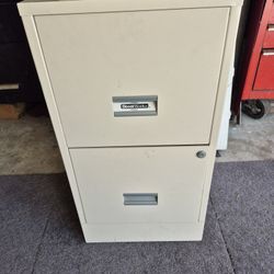 2 Drawer Metal File Cabinet