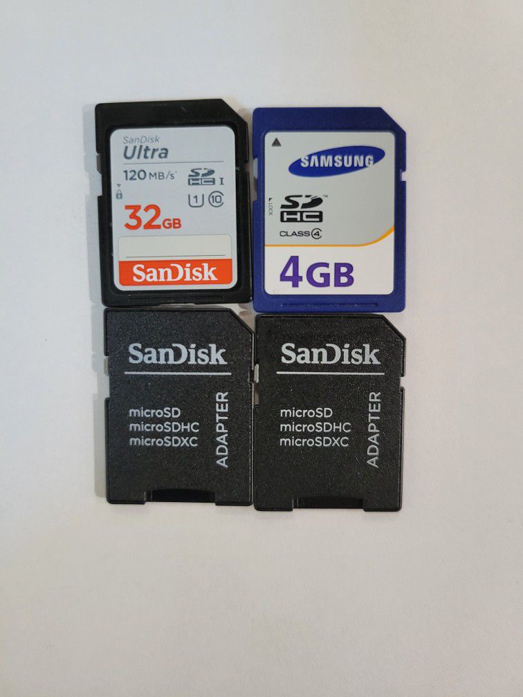 Assorted SD Cards 