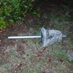 Pole With Cement