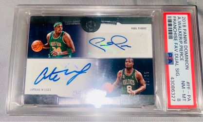 2018 Panini Dominion 22/25 Pierce/Walker auto