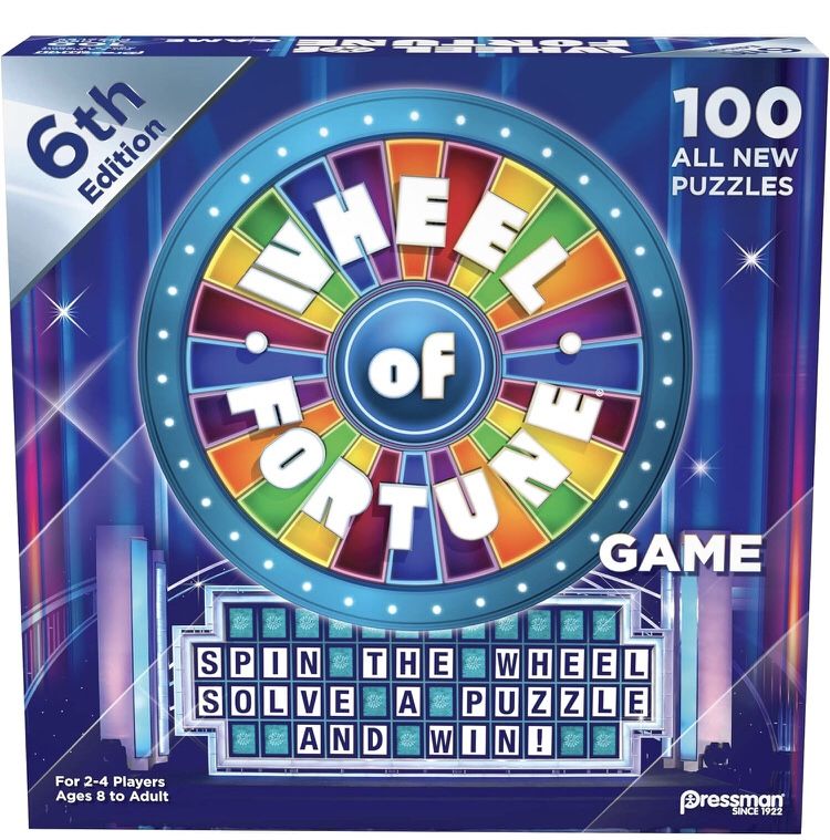 Wheel of Fortune Game: 6th Edition - Spin The Wheel, Solve A Puzzle, And Win by Pressman