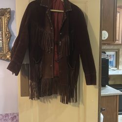 Super Cool Vintage Native American Fringe Coat