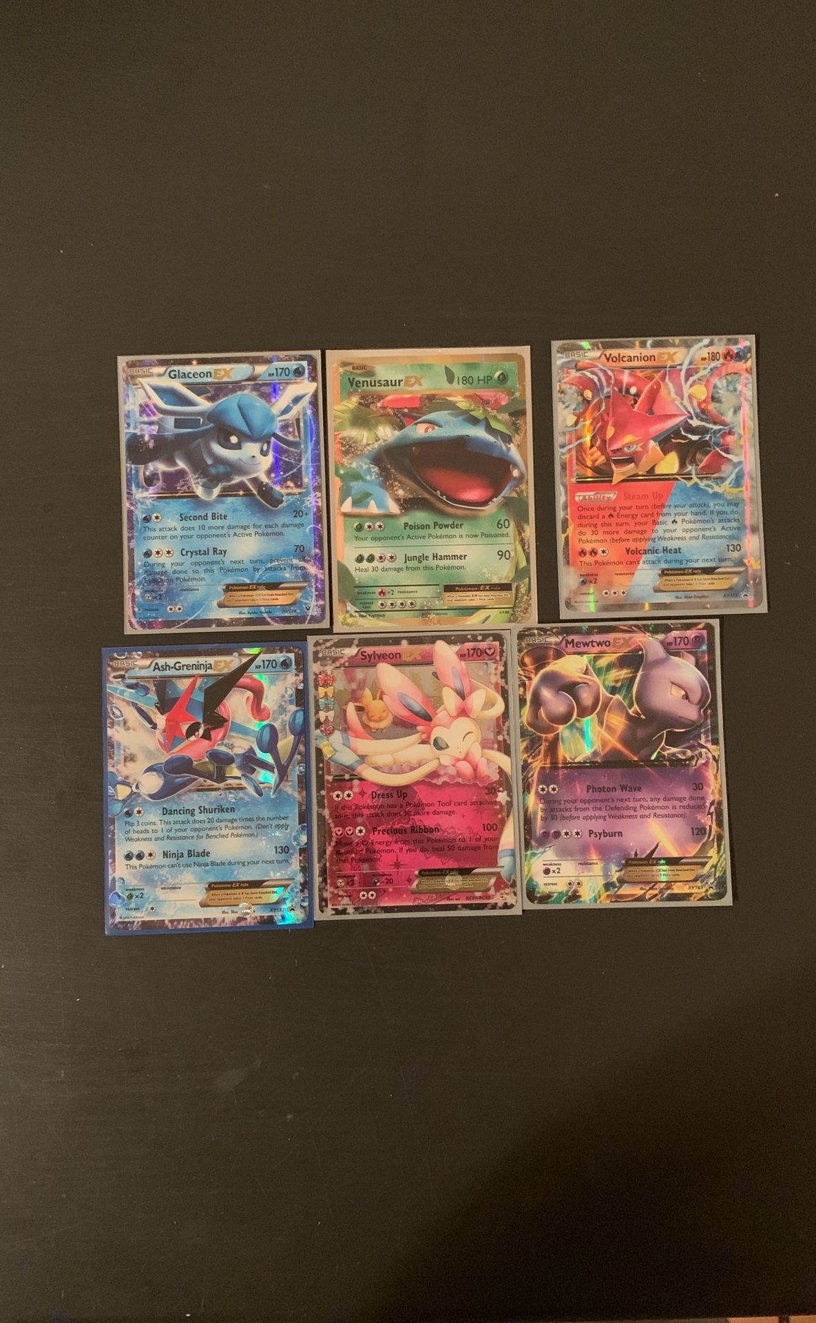 40 Pokémon EX cards
