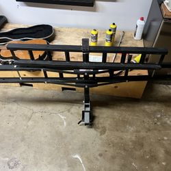 Black Widow Hitch Mount Motorcycle Carrier