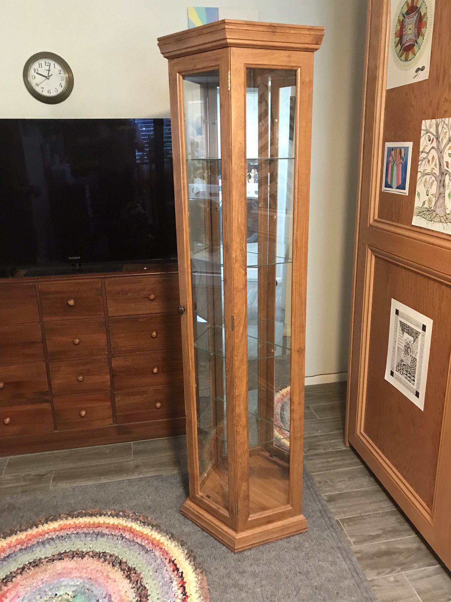 6ft Tall Glass Display Case