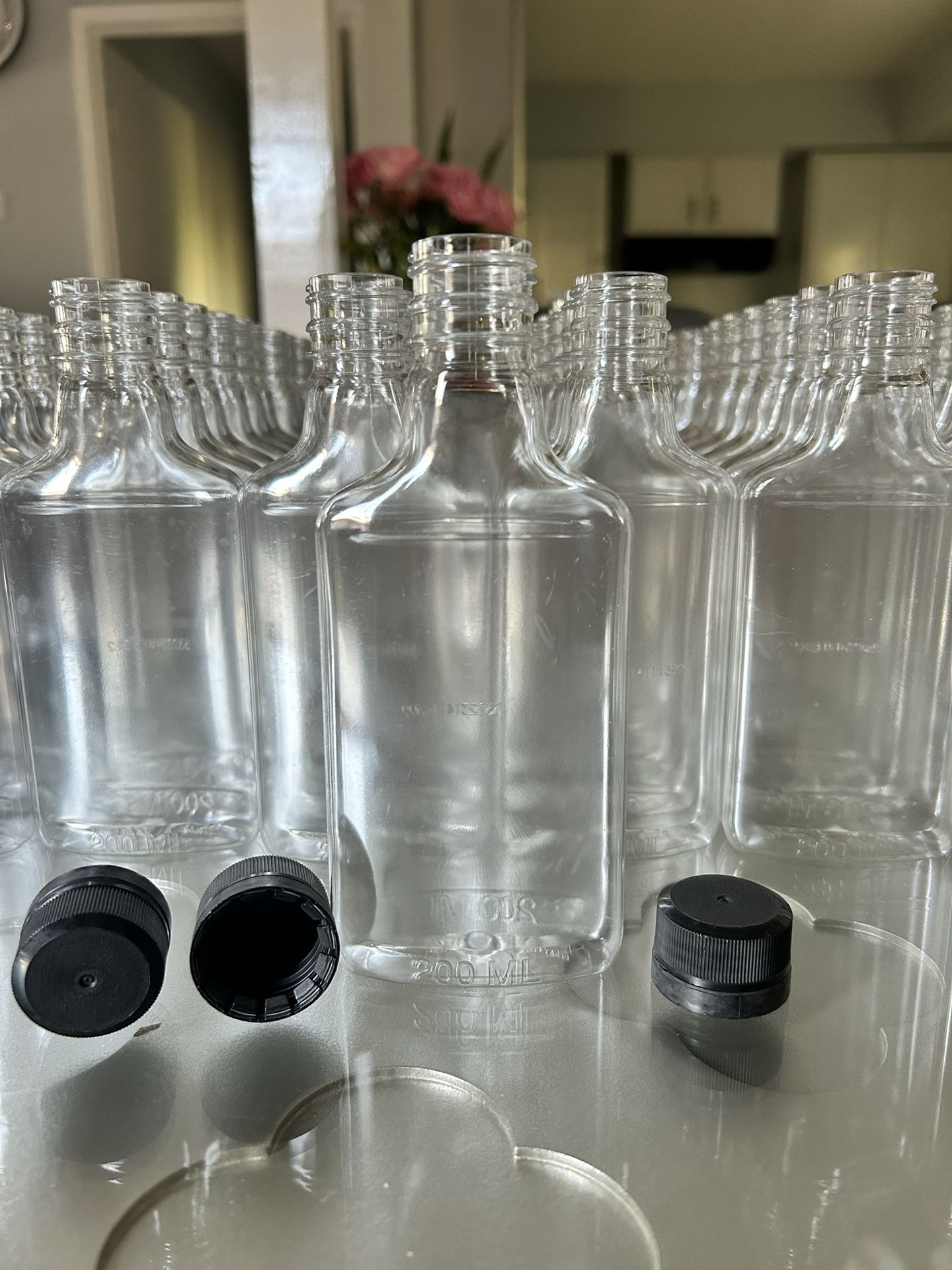 Clear Plastic Bottles 200 ML