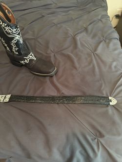 Mexican Cowboy Boots & Belt