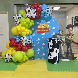 Balloon Backdrop Toy Story