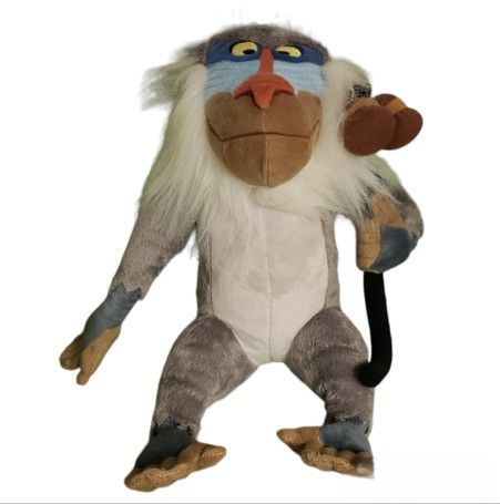 Plush disney lion king rafiki with staff 15"