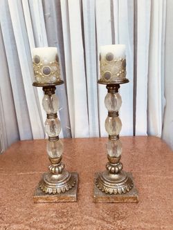 Nice candle holders and candles