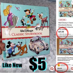 $5 Disney Hardcover Book Classic Storybooks Like New