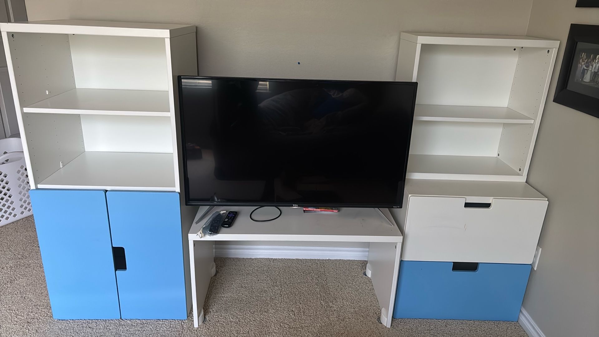 IKEA Cabinets, Desk And Chairs