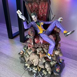 Tweeterhead 1:6 Joker Statue On Throne 1/6 Sideshow