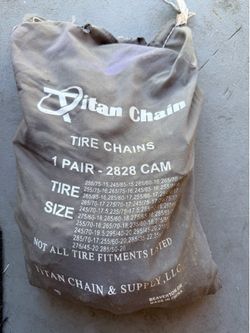 Truck x4 tire chains