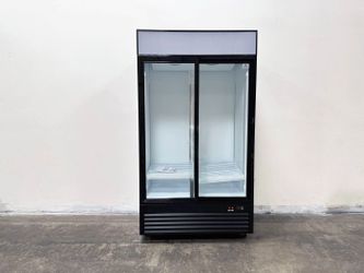NSF 44 ins Double Sliding Door Upright Cooler GSC-35
