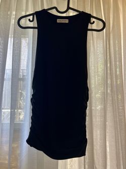 Black mini dress