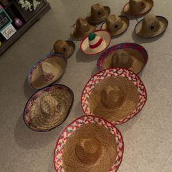 5 De Mayo Straw Hats 