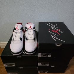 Nike Air Jordan 4 Retro Red Cement Size 9.5-13