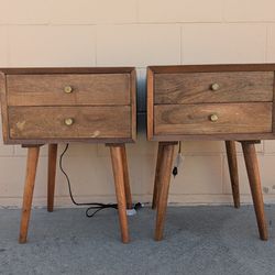 Mid century side tables