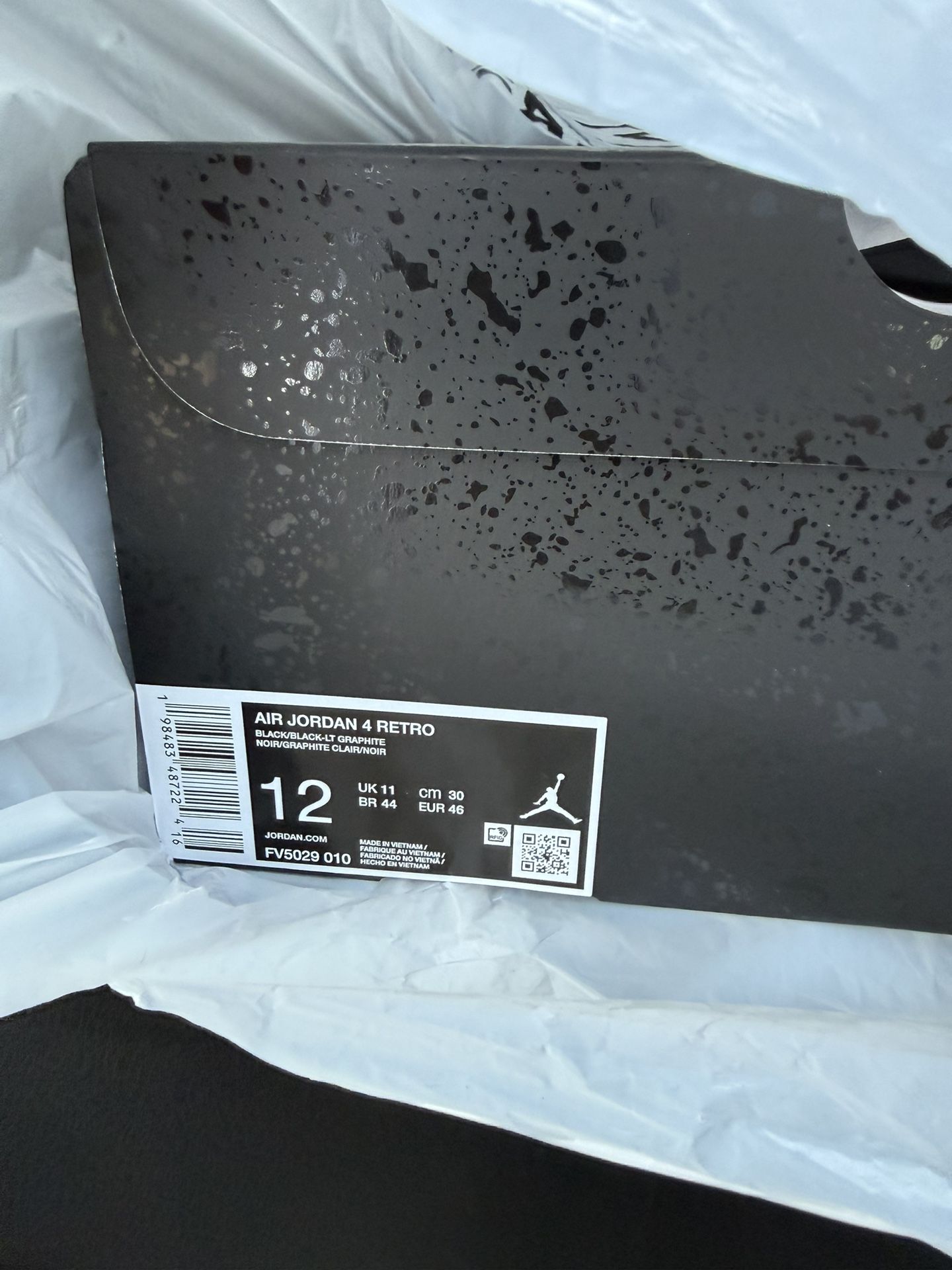 Jordan 4 Black Cats Size 12 Mens