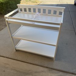 White Changing Table