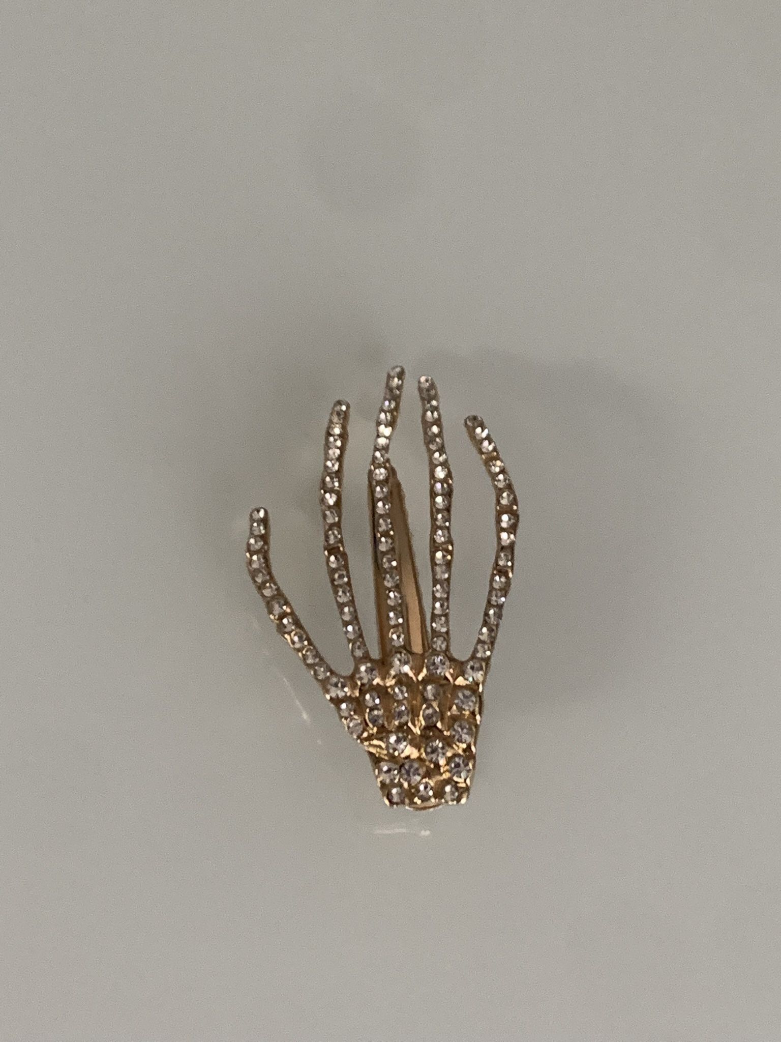 Skeleton Hand Hair Clip