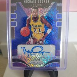 Lakers Michael Cooper Certified Autograph Card
