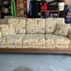 Carlton Sleeper Couch With Matching Love Seat