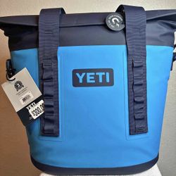 NEW YETI Hopper M15 Blue 12 qt Soft Sided Cooler
