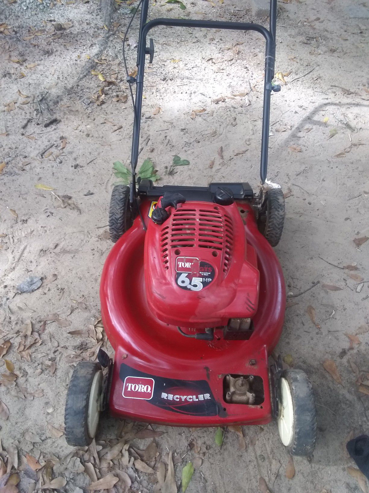 I have My Personal TORO GTS Recycler.675 Hp Lawnmower Runs And Cuts Great $45.00 come pick it up Today