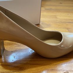 Desert Tan Calvin Klein High Heels 