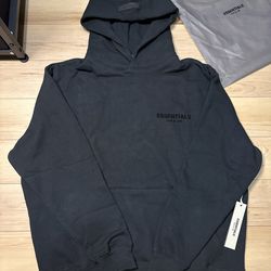 Black Essentials Hoodie