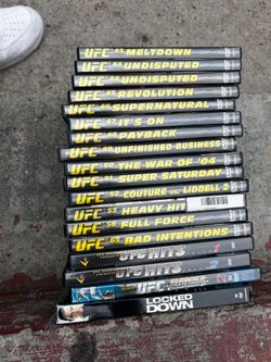 18 lot of ufc mma dvds