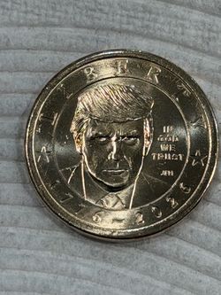 2026 Semiquincentennial President DONALD J TRUMP $1 Coin IN HAND (NON PRIVY)
