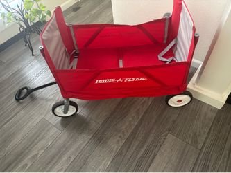 Red Radio Flyer Wagon