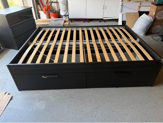 IKEA BRIMNES Full Bed Frame w/ Storage Drawers - $10 (Encinitas)