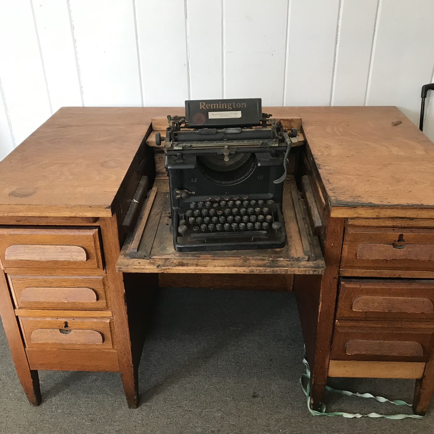 Vintage  Secretary Desk from 1920’s  Typewriter folds into desk  $200.00  