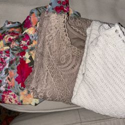 3 Women’s Work Shirts 