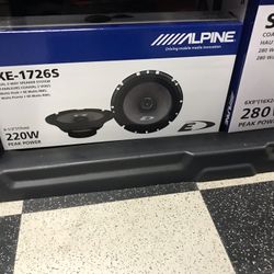 Alpine 6.5 Inch Speakers On Sale For 39.99