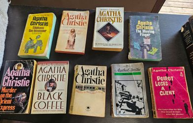 (9) Agatha  Christie Paperbacks - $10/all