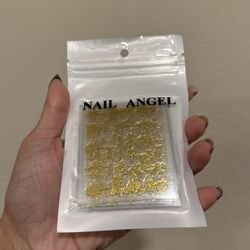 Pack Of Elegant Nail Art Stickers (24 sheets, all gold) 