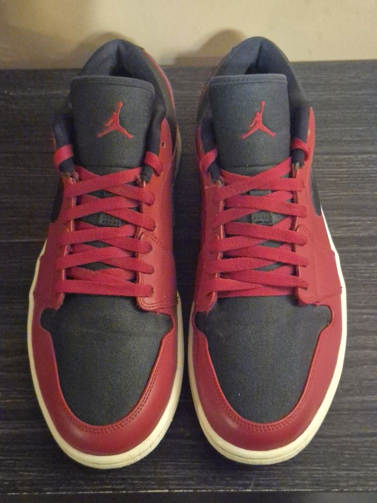 Jordan 1 Retro Low "Gym Red" - Mn (Sz 12)