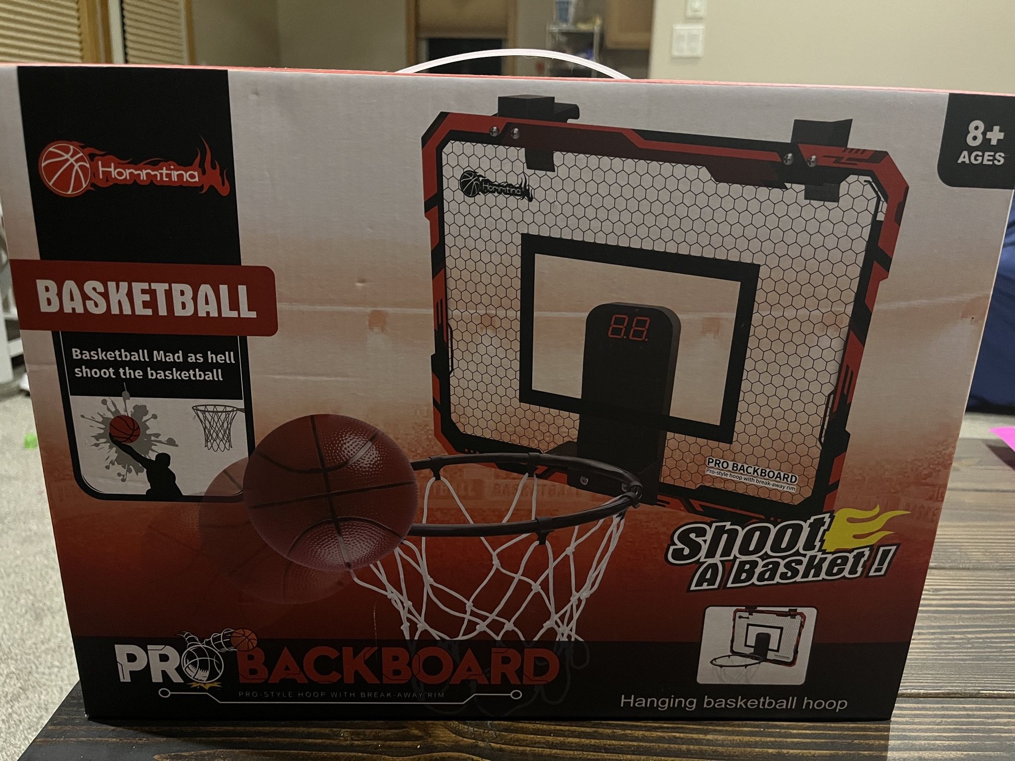 Electronic Basketball Hoop